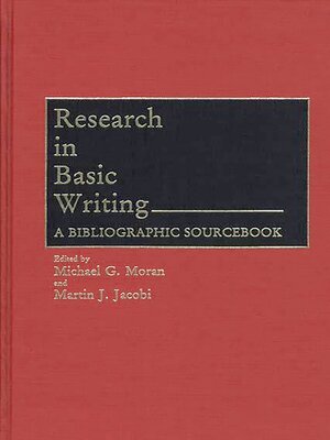 cover image of Research in Basic Writing